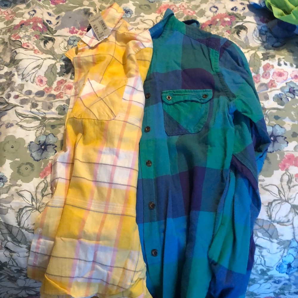 Flannel shirts
